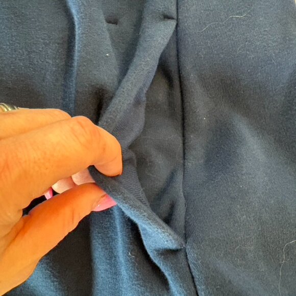 ATHLETA Cozy Karma 1/4 Zip Hoodie Enchanted Blue Sport Sweatshirt size XL - Picture 9 of 11